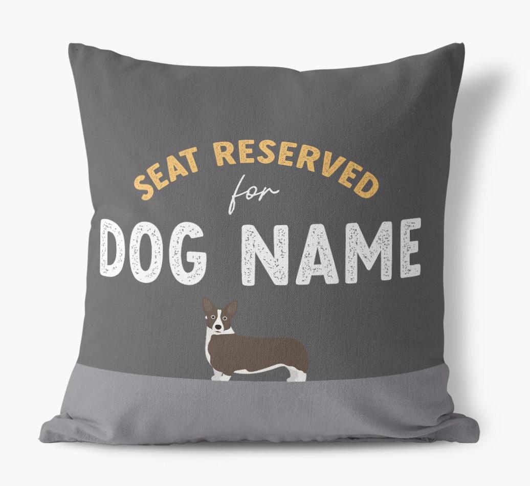 Reserved For: Personalized {breedFullName} Canvas Pillow