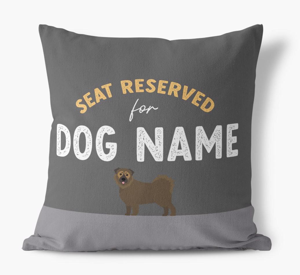 Reserved For: Personalized {breedFullName} Canvas Pillow