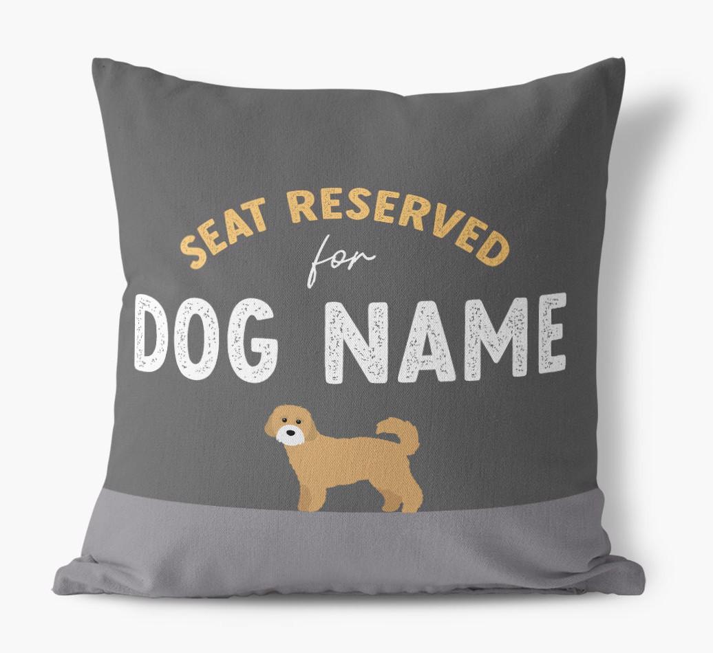 Reserved For: Personalized {breedFullName} Canvas Pillow