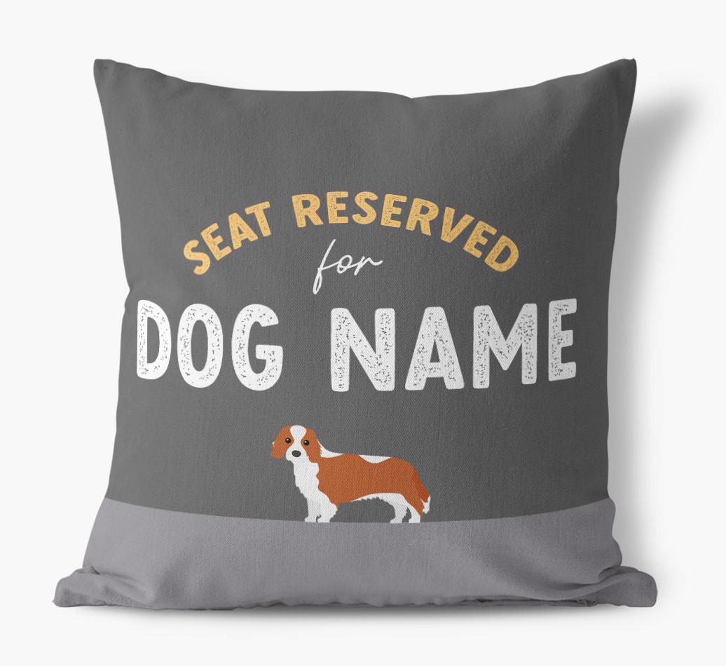 Reserved For: Personalized {breedFullName} Canvas Pillow