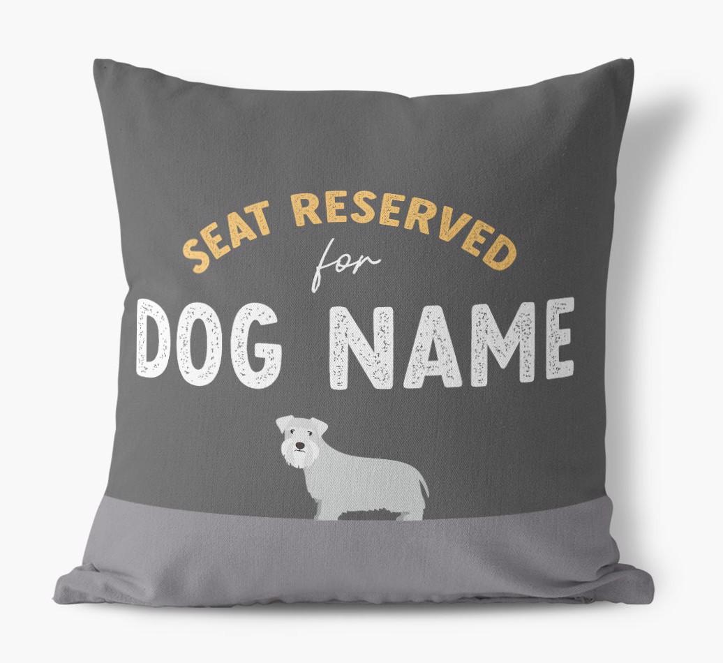 Reserved For: Personalized {breedFullName} Canvas Pillow