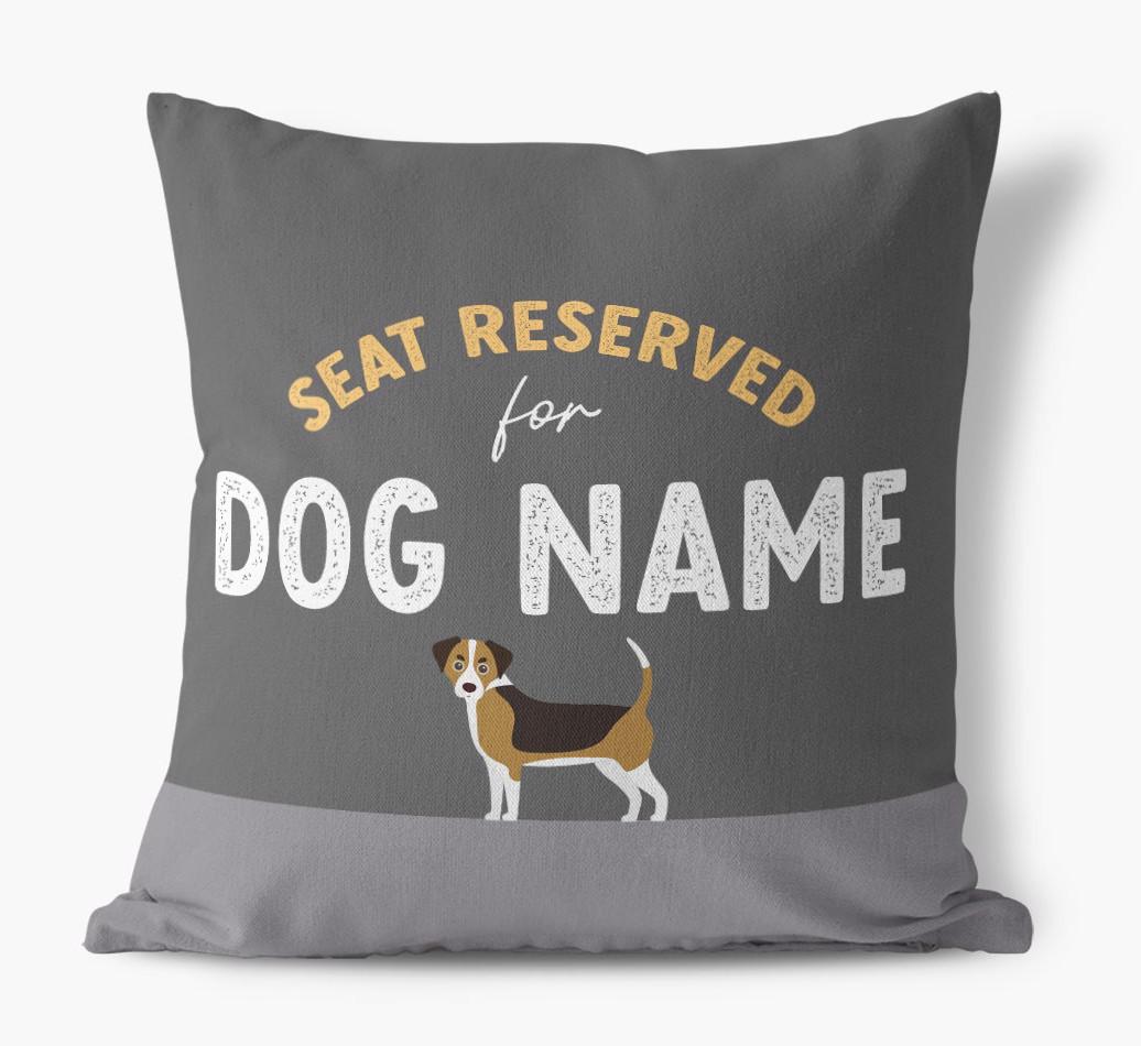 Reserved For: Personalized {breedFullName} Canvas Pillow