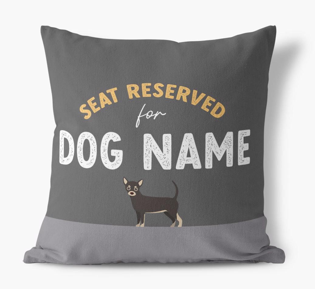 Reserved For: Personalized {breedFullName} Canvas Pillow