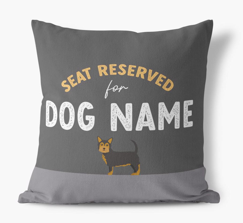 Reserved For: Personalized {breedFullName} Canvas Pillow
