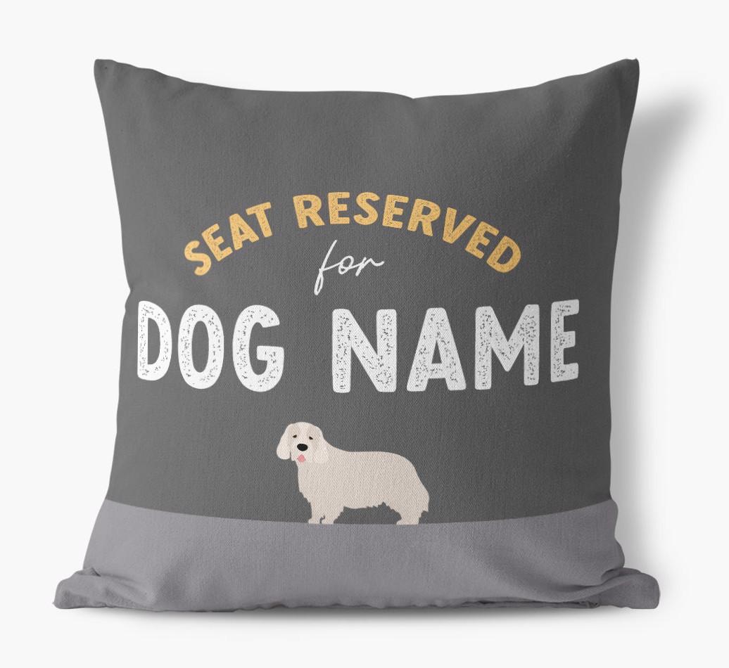 Reserved For: Personalized {breedFullName} Canvas Pillow