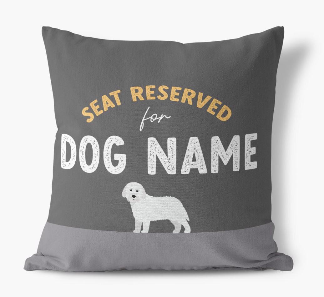 Reserved For: Personalized {breedFullName} Canvas Pillow