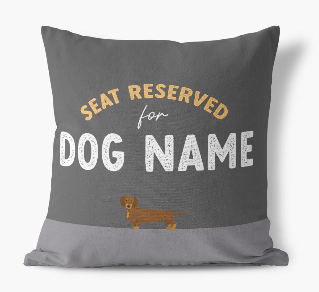 Reserved For: Personalized {breedFullName} Canvas Pillow