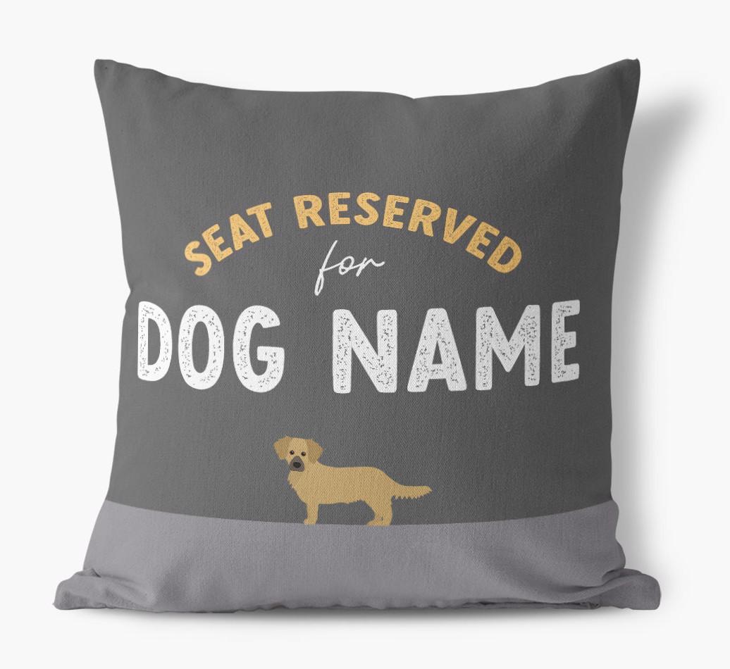 Reserved For: Personalized {breedFullName} Canvas Pillow