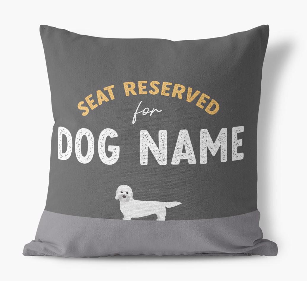 Reserved For: Personalized {breedFullName} Canvas Pillow