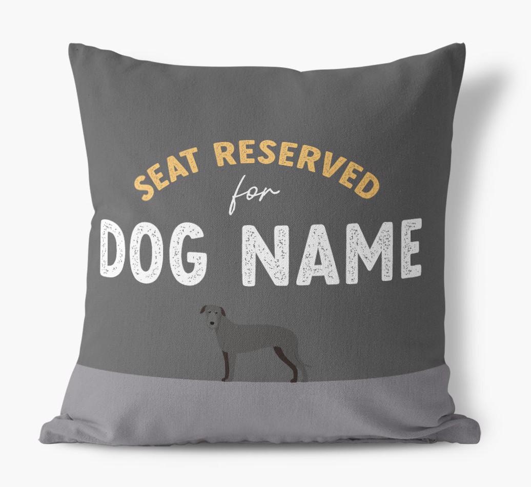 Reserved For: Personalized {breedFullName} Canvas Pillow