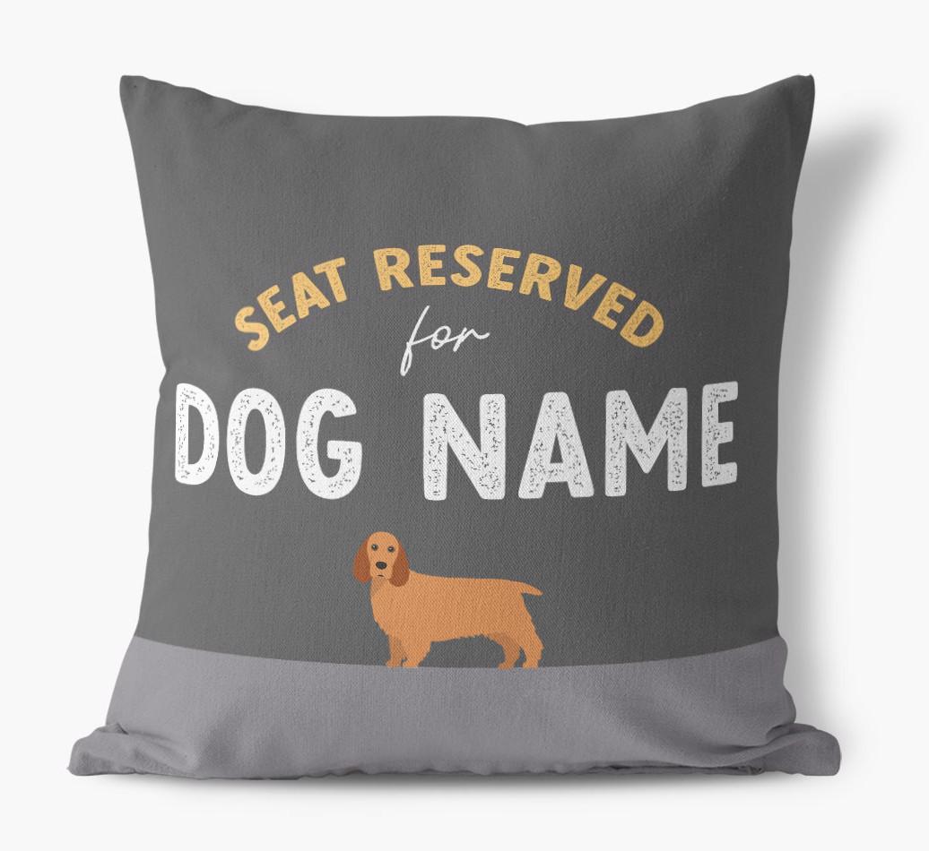 Reserved For: Personalized {breedFullName} Canvas Pillow
