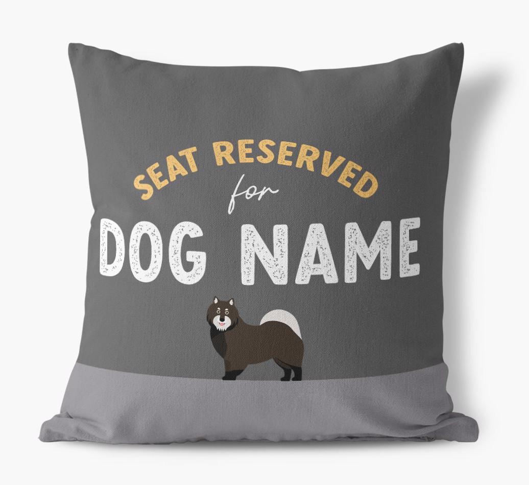 Reserved For: Personalized {breedFullName} Canvas Pillow