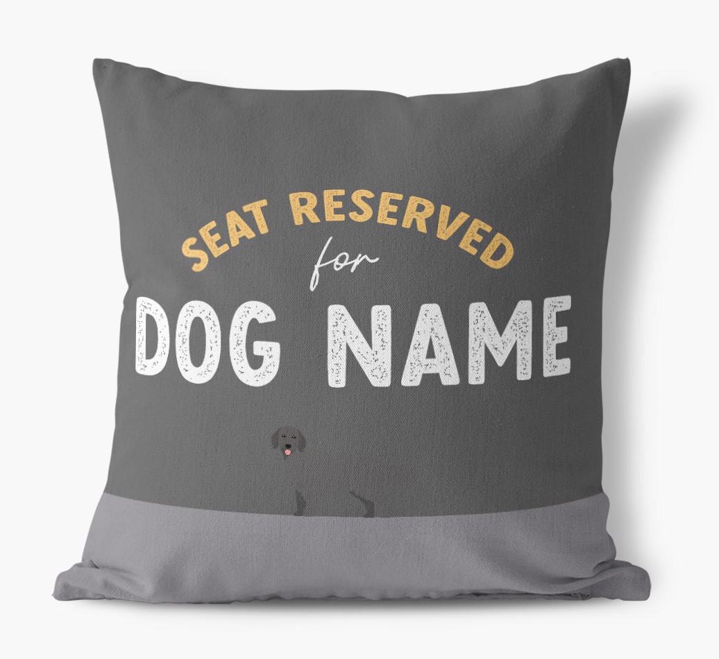 Reserved For: Personalized {breedFullName} Canvas Pillow