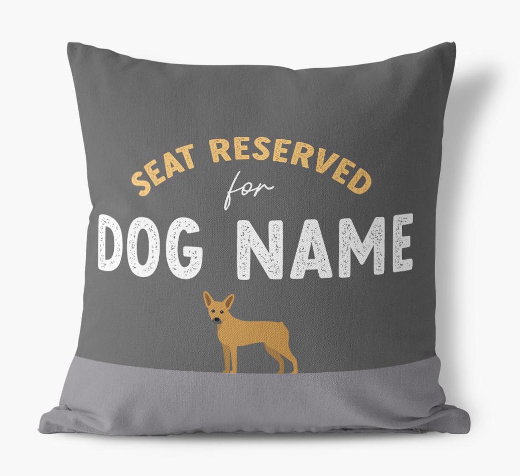Reserved For: Personalized {breedFullName} Canvas Pillow