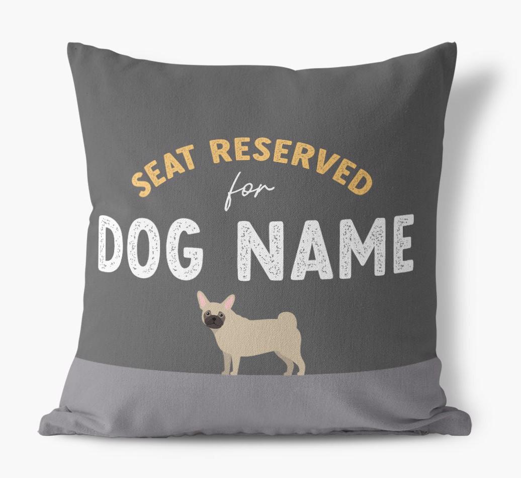 Reserved For: Personalized {breedFullName} Canvas Pillow