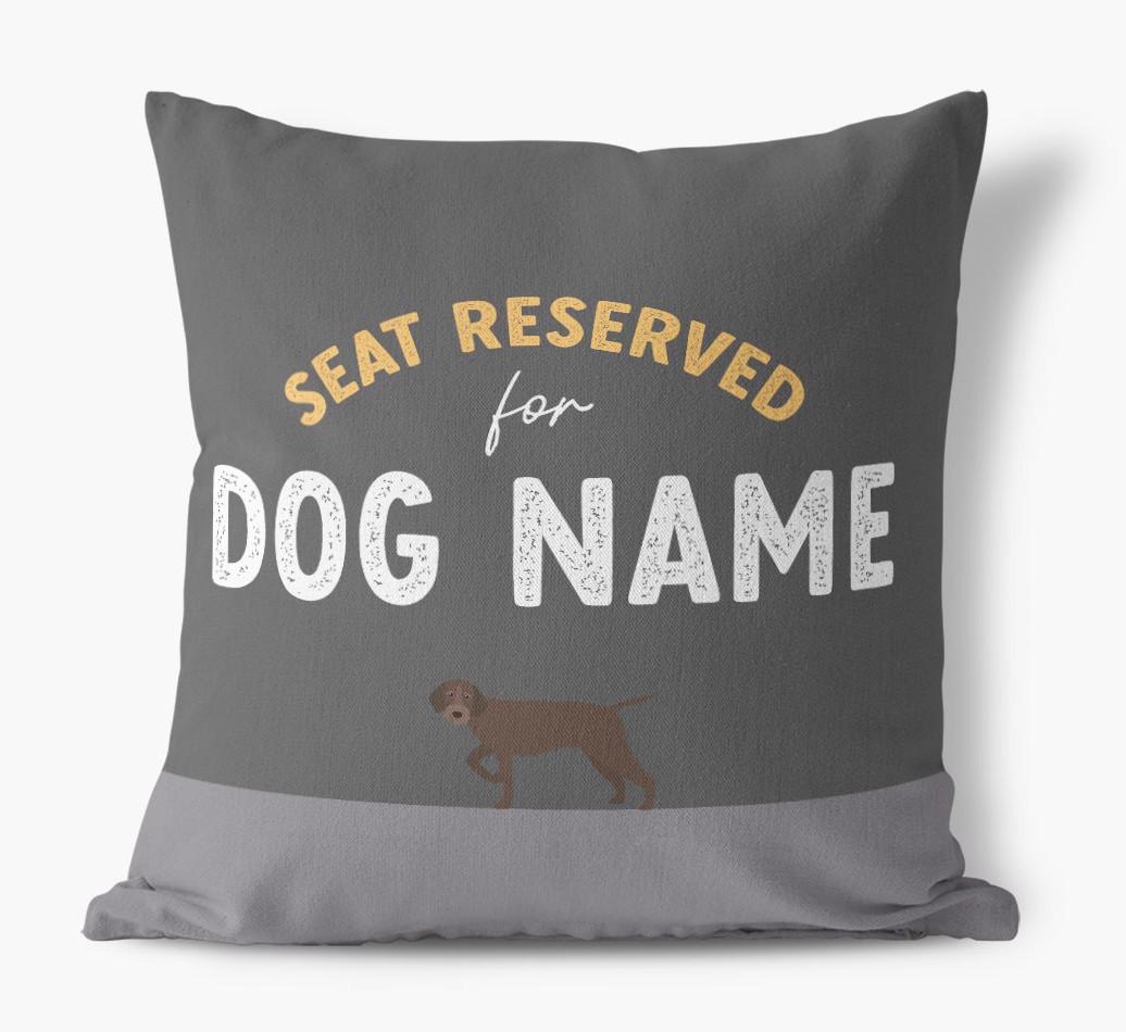 Reserved For: Personalized {breedFullName} Canvas Pillow