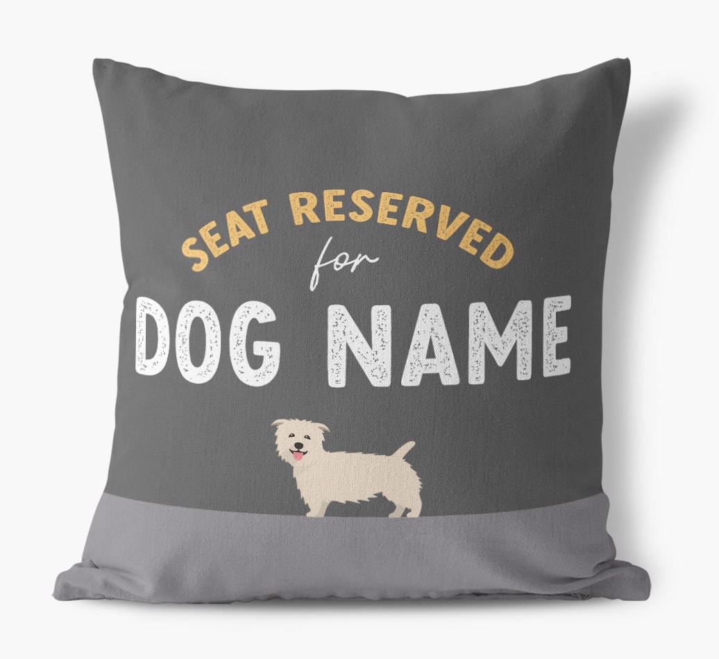 Reserved For: Personalized {breedFullName} Canvas Pillow