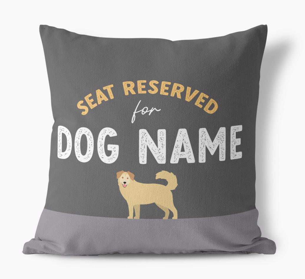 Reserved For: Personalized {breedFullName} Canvas Pillow