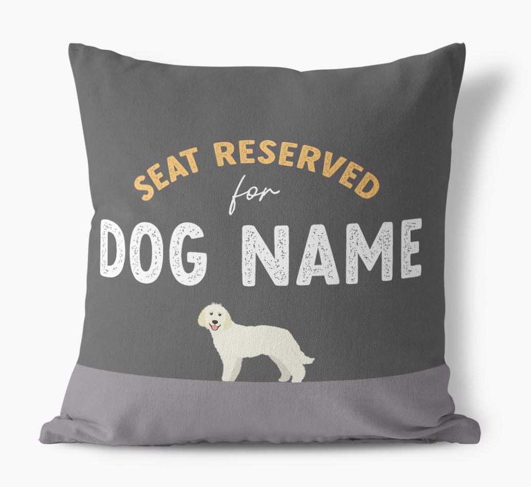 Reserved For: Personalized {breedFullName} Canvas Pillow