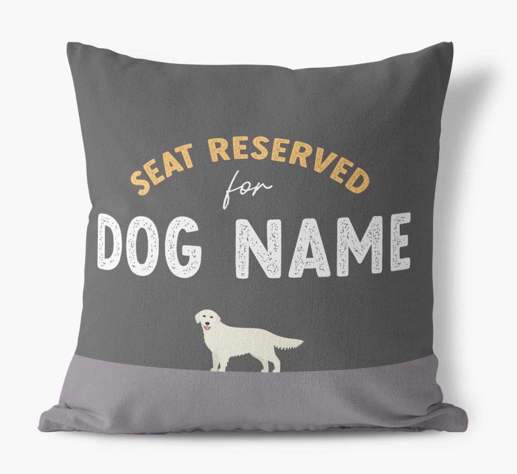 Reserved For: Personalized {breedFullName} Canvas Pillow