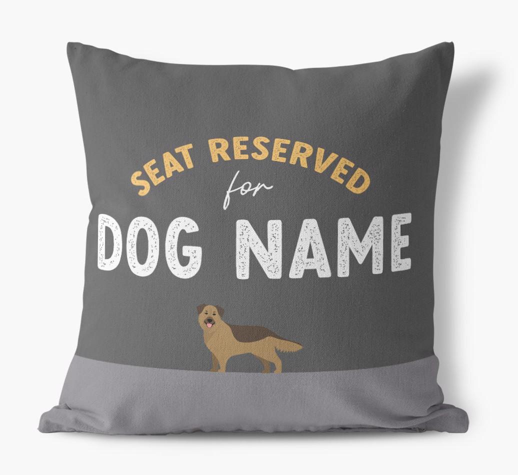 Reserved For: Personalized {breedFullName} Canvas Pillow
