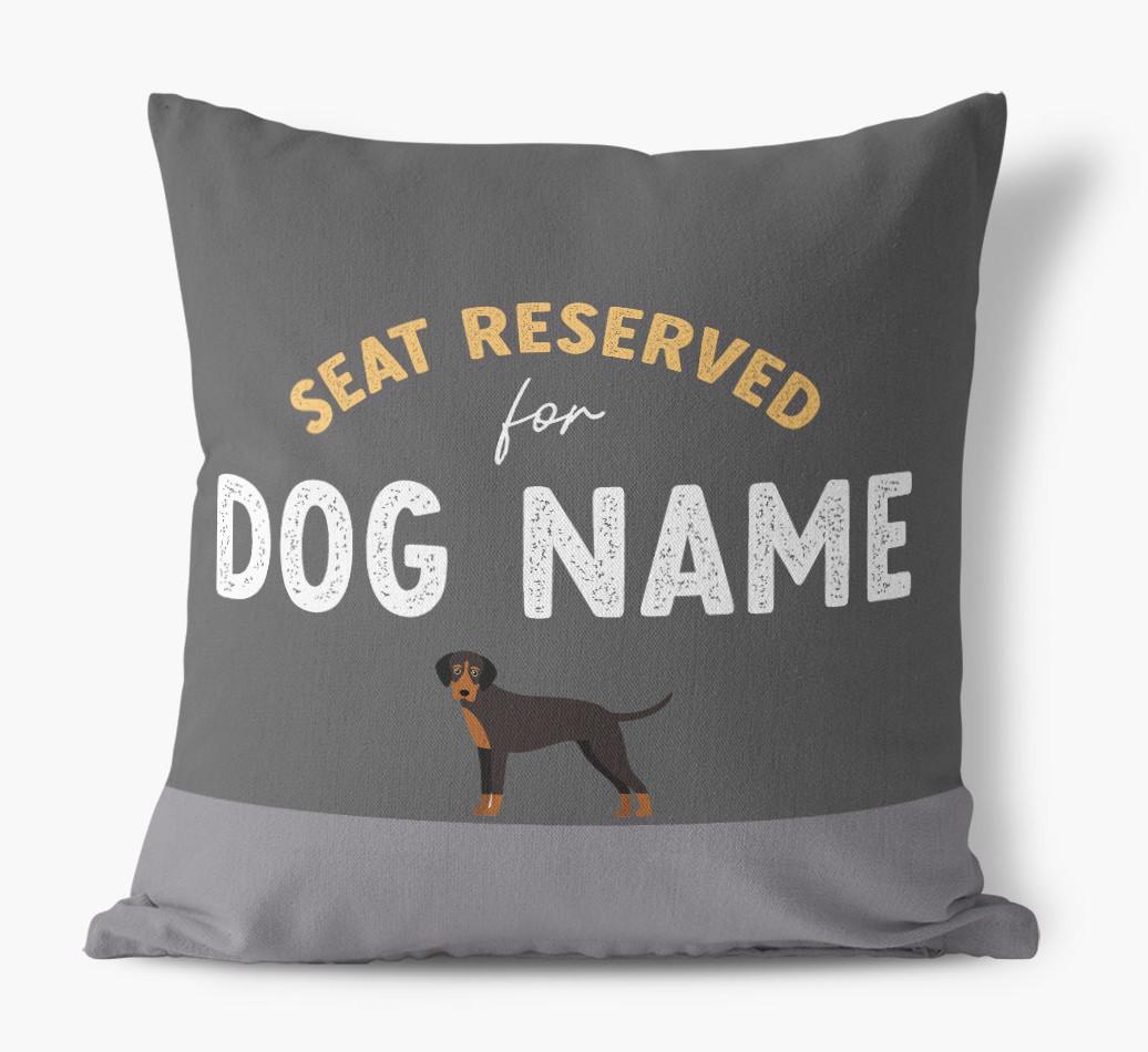 Reserved For: Personalized {breedFullName} Canvas Pillow