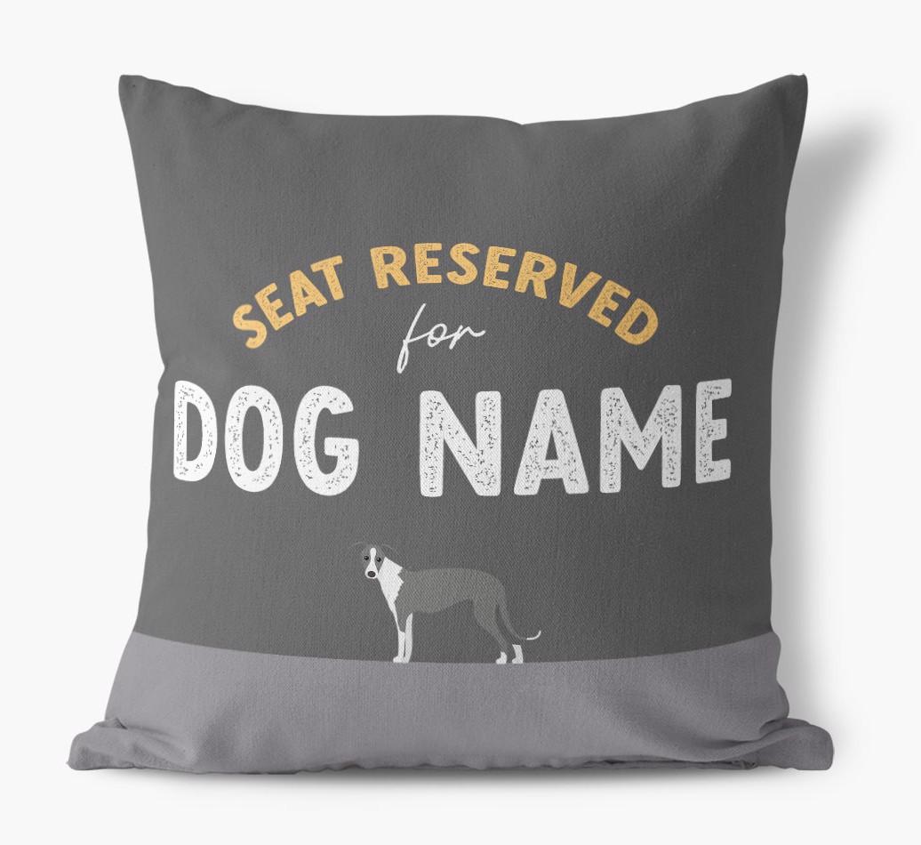 Reserved For: Personalized {breedFullName} Canvas Pillow