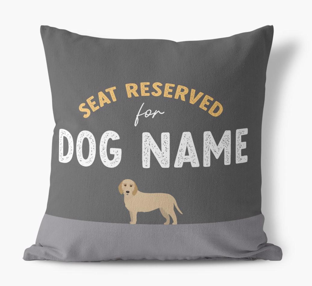 Reserved For: Personalized {breedFullName} Canvas Pillow