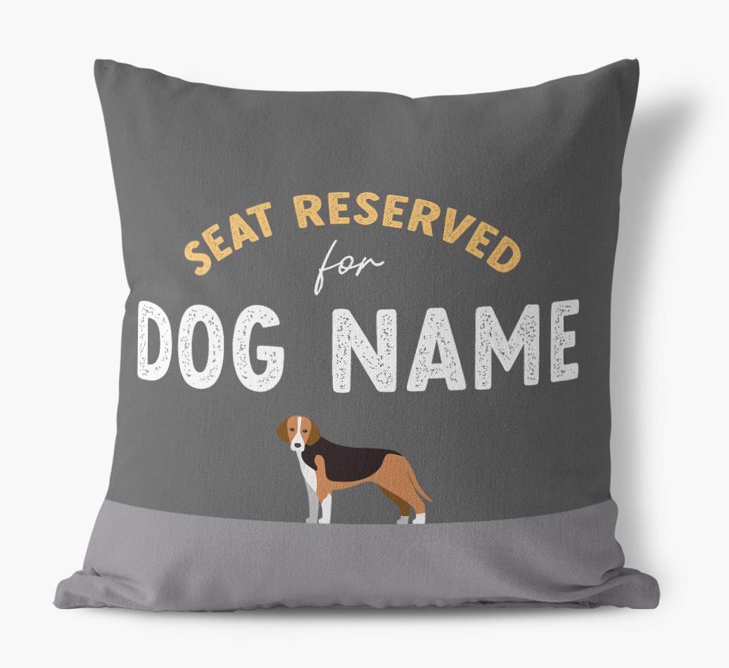 Reserved For: Personalized {breedFullName} Canvas Pillow