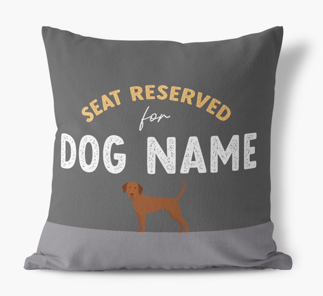 Reserved For: Personalised {breedFullName} Canvas Cushion