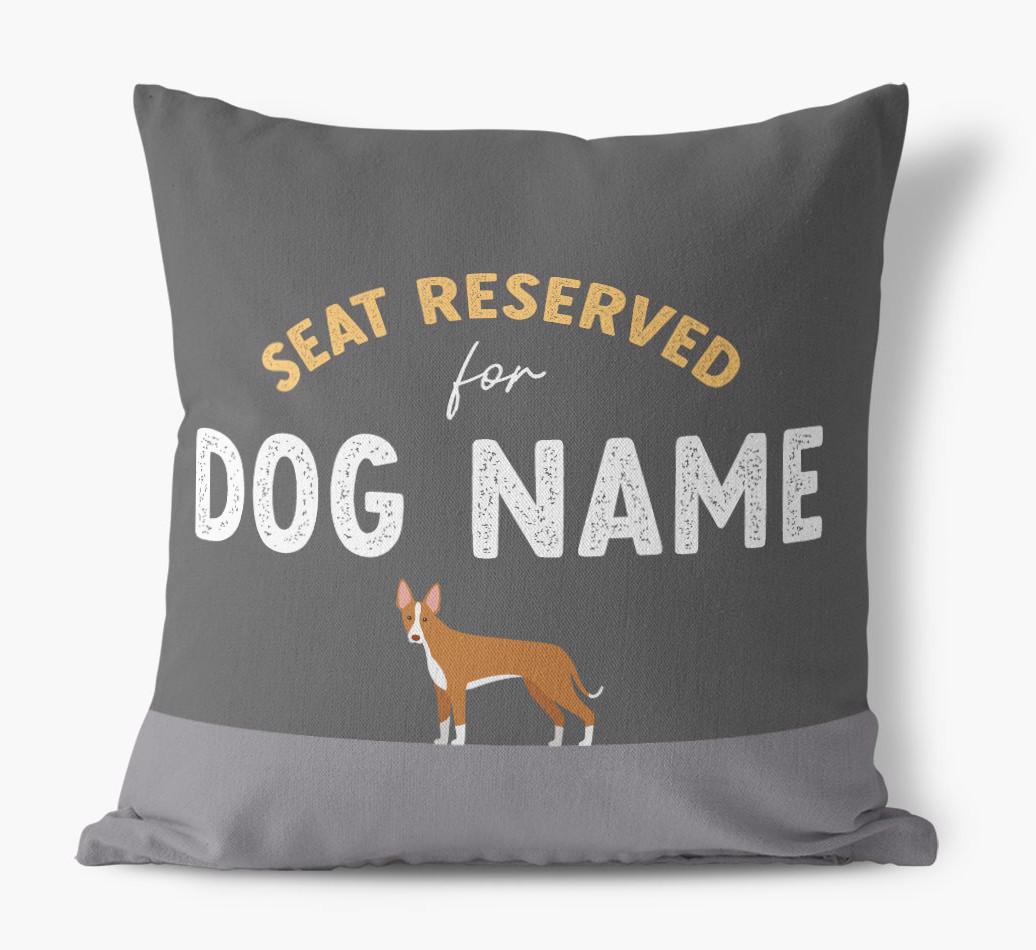 Reserved For: Personalized {breedFullName} Canvas Pillow