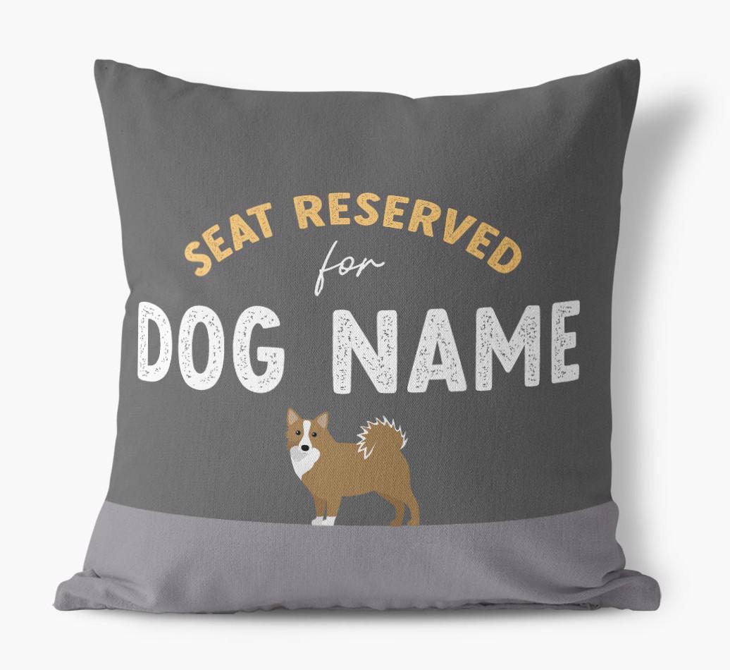Reserved For: Personalized {breedFullName} Canvas Pillow