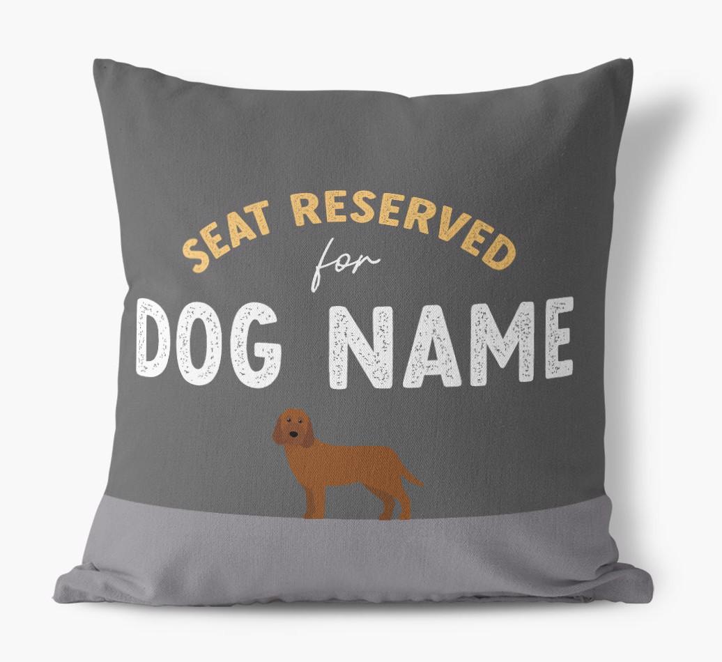 Reserved For: Personalized {breedFullName} Canvas Pillow
