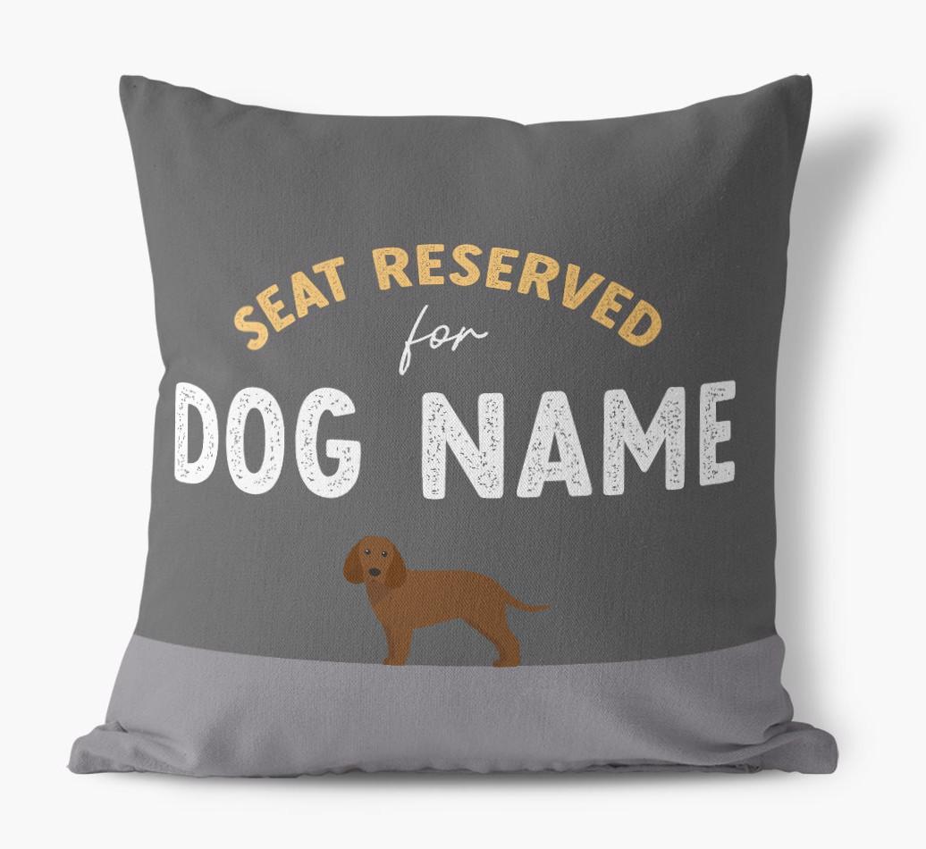 Reserved For: Personalized {breedFullName} Canvas Pillow