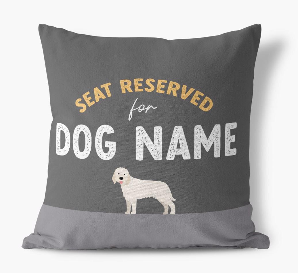 Reserved For: Personalized {breedFullName} Canvas Pillow