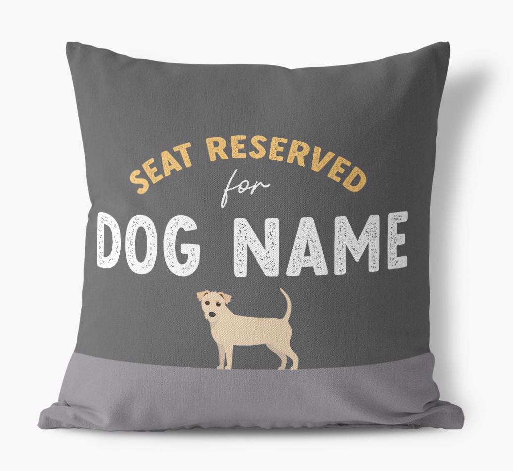 Reserved For: Personalized {breedFullName} Canvas Pillow