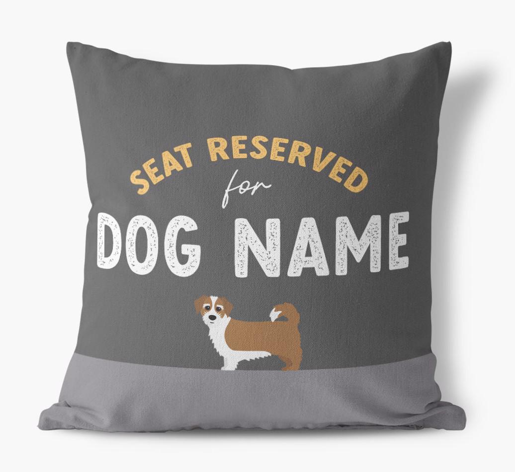 Reserved For: Personalized {breedFullName} Canvas Pillow
