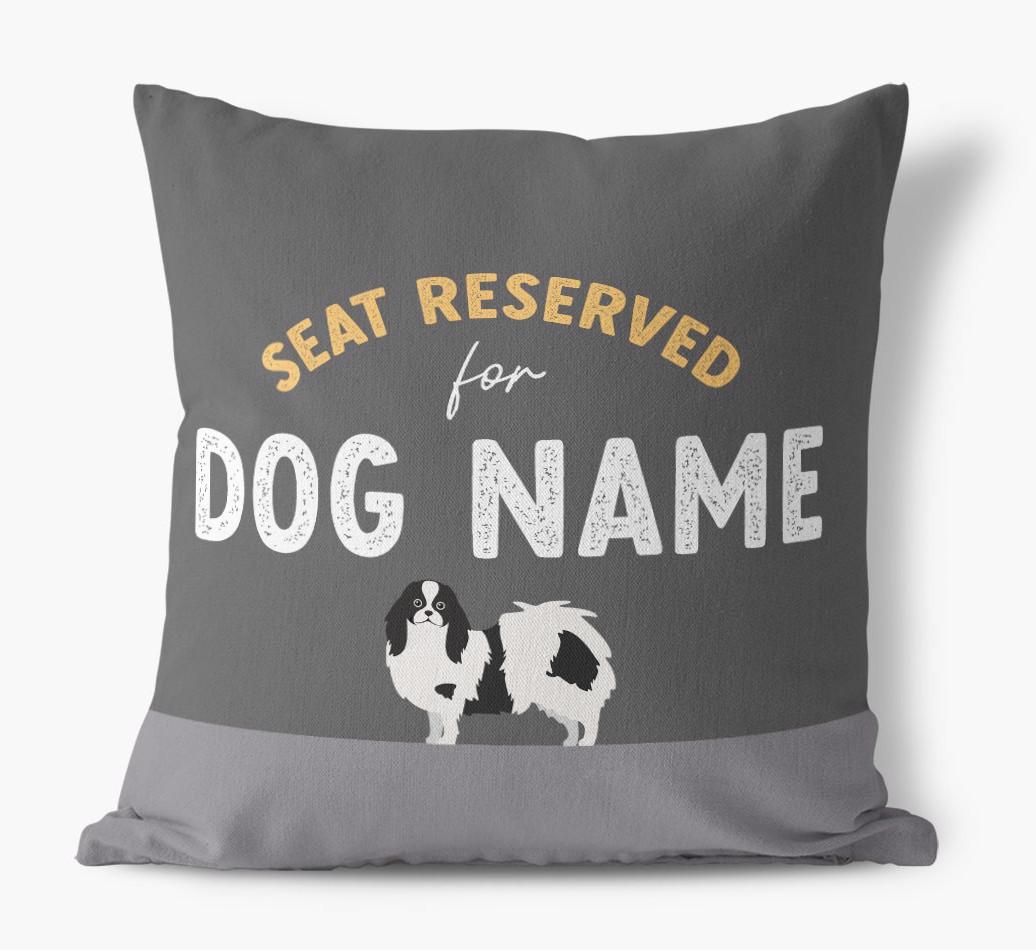 Reserved For: Personalized {breedFullName} Canvas Pillow