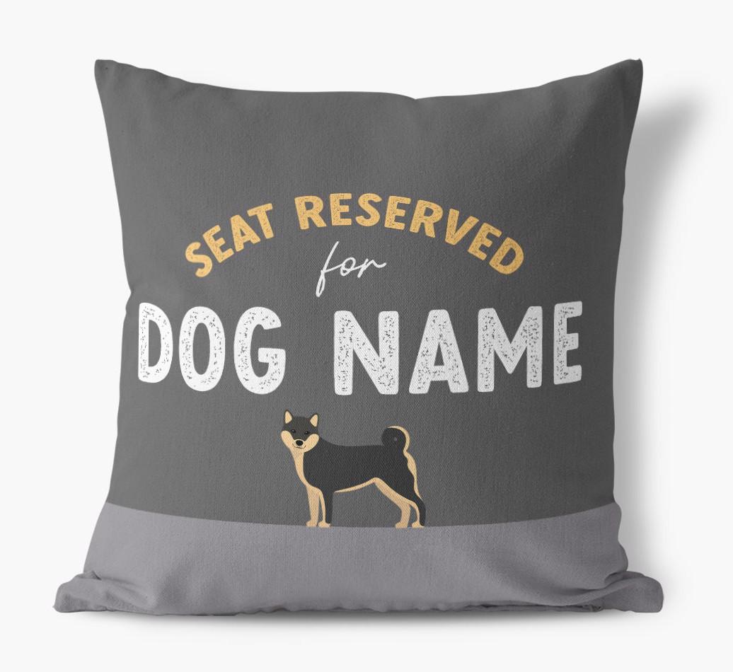 Reserved For: Personalized {breedFullName} Canvas Pillow