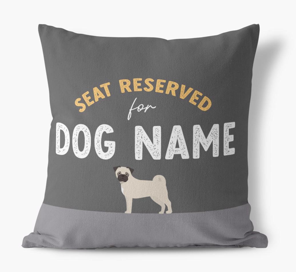Reserved For: Personalized {breedFullName} Canvas Pillow