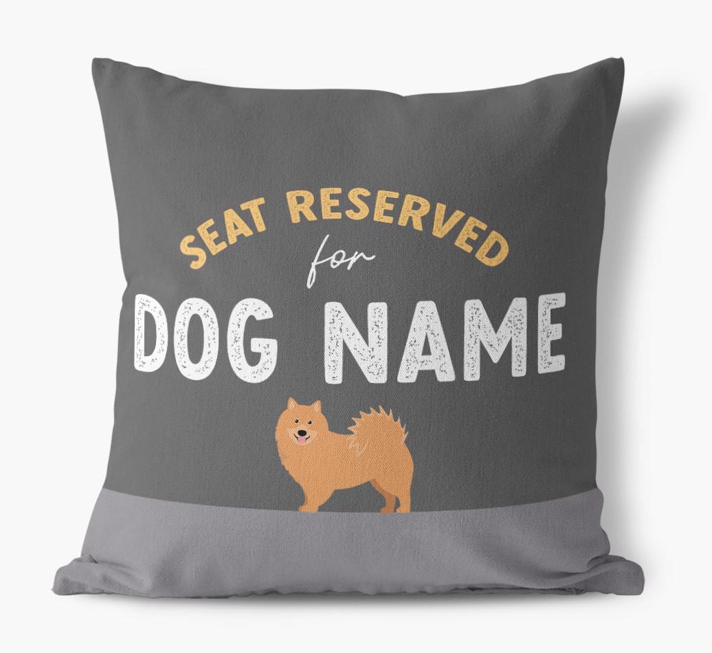 Reserved For: Personalized {breedFullName} Canvas Pillow