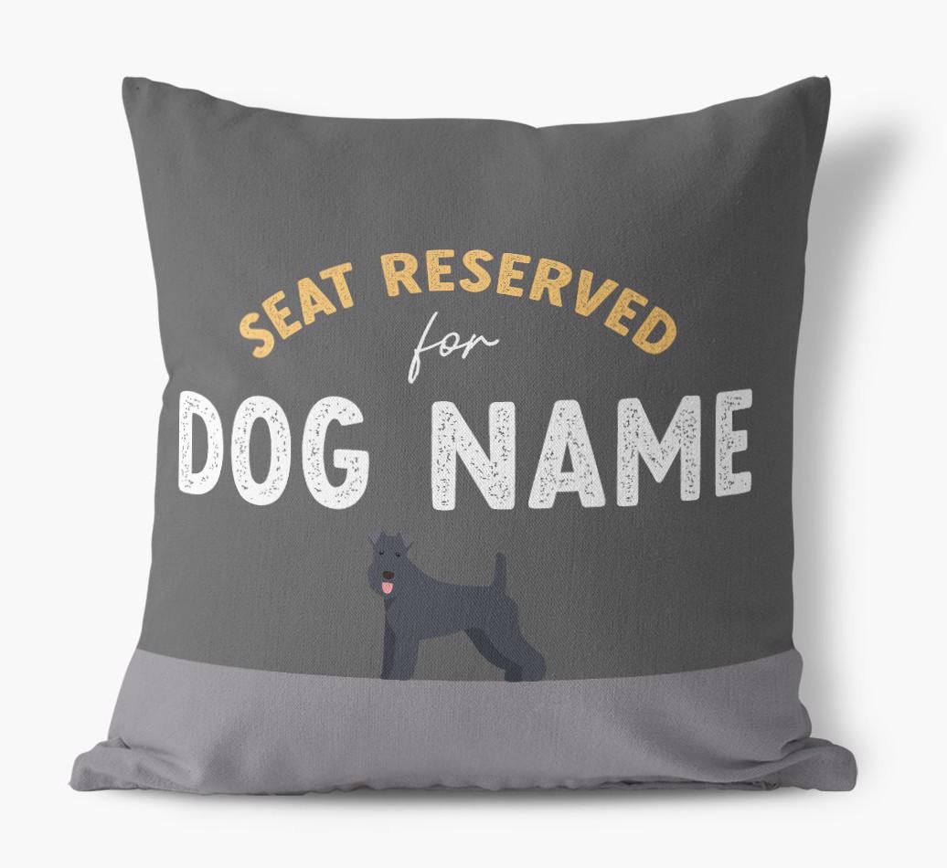 Reserved For: Personalized {breedFullName} Canvas Pillow