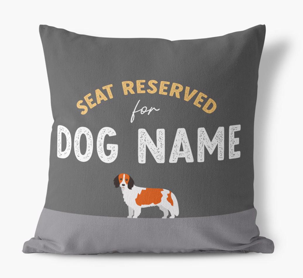 Reserved For: Personalized {breedFullName} Canvas Pillow