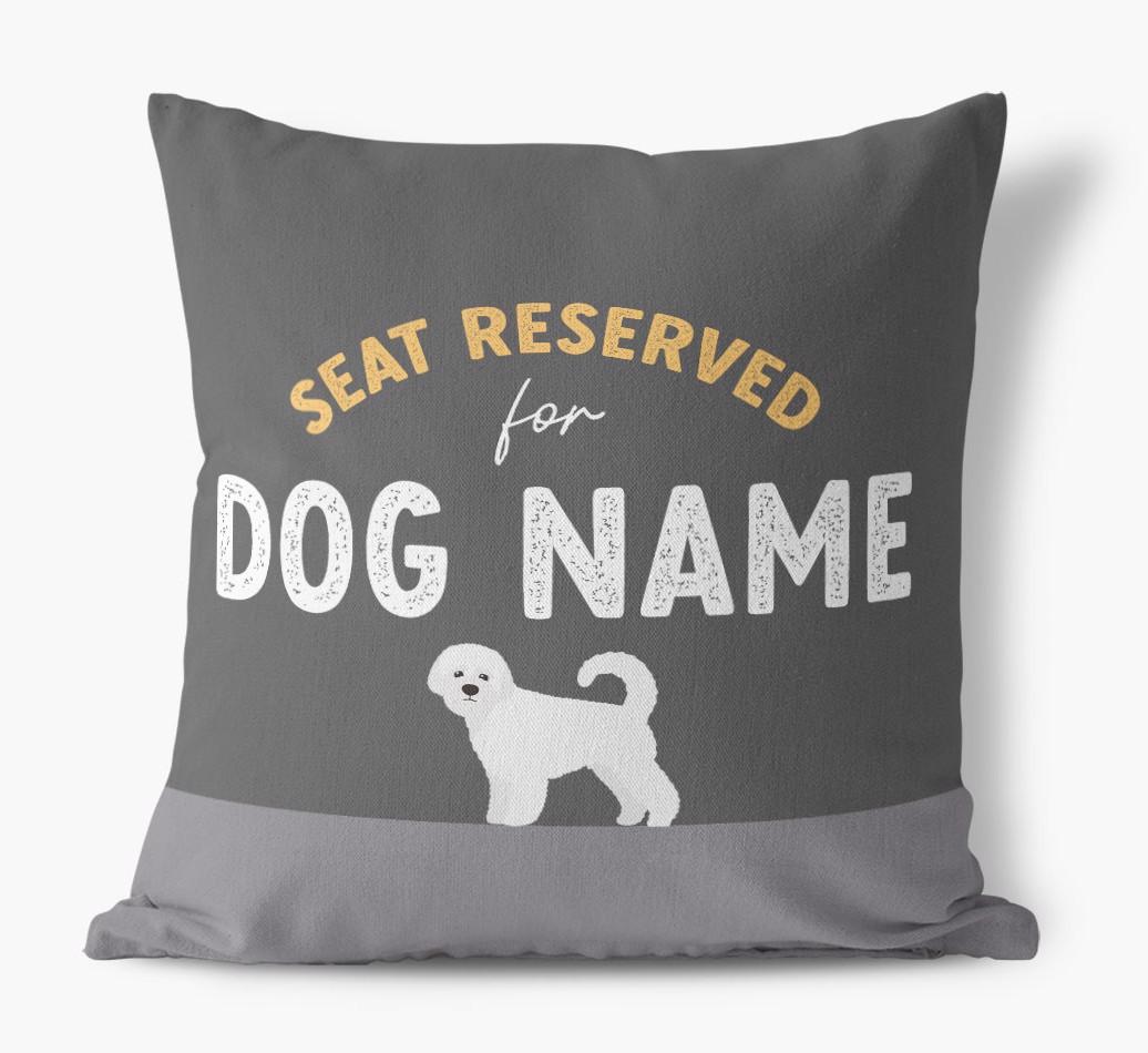 Reserved For: Personalized {breedFullName} Canvas Pillow