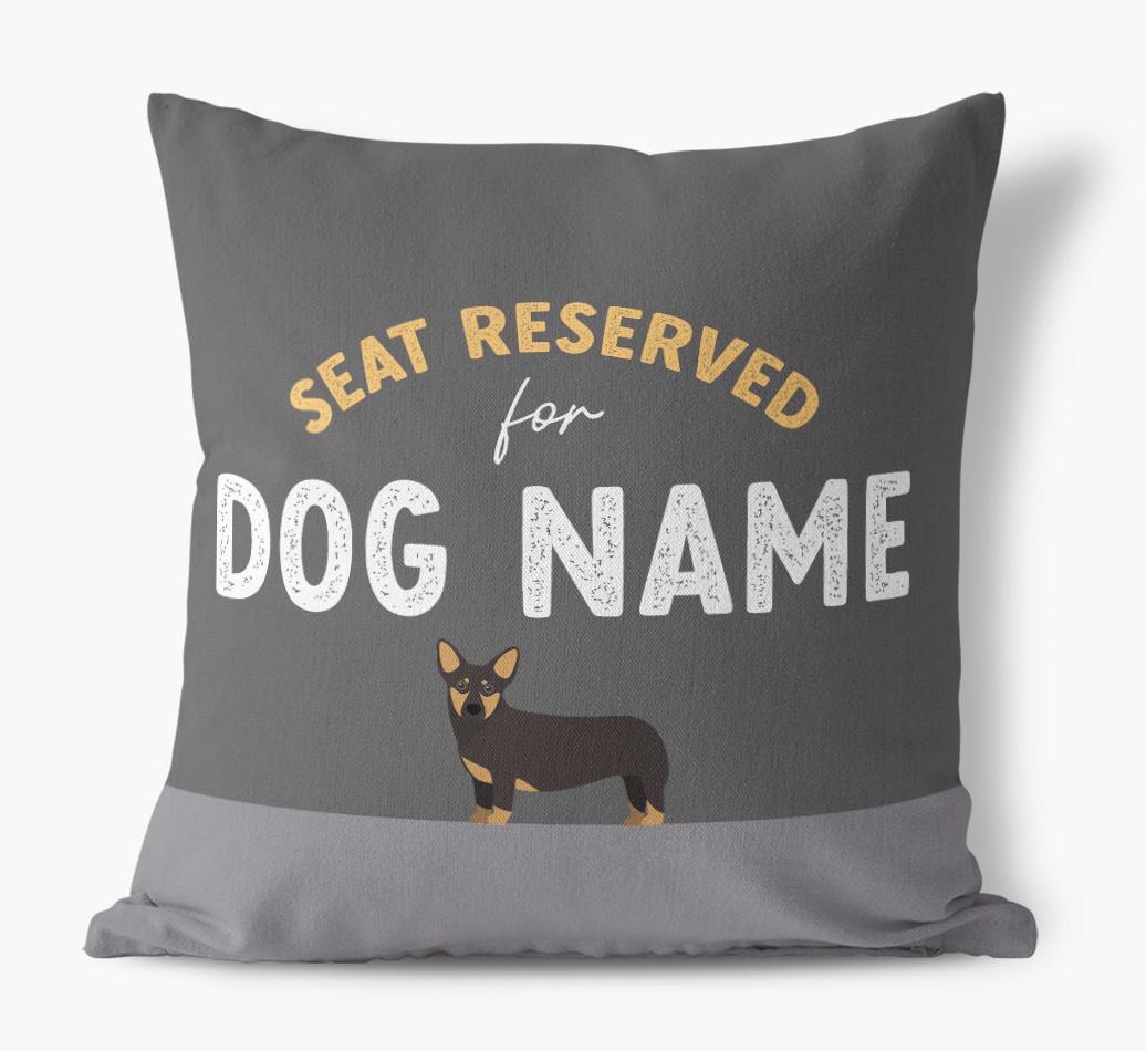 Reserved For: Personalized {breedFullName} Canvas Pillow
