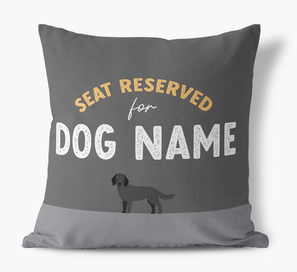 Reserved For: Personalized {breedFullName} Canvas Pillow