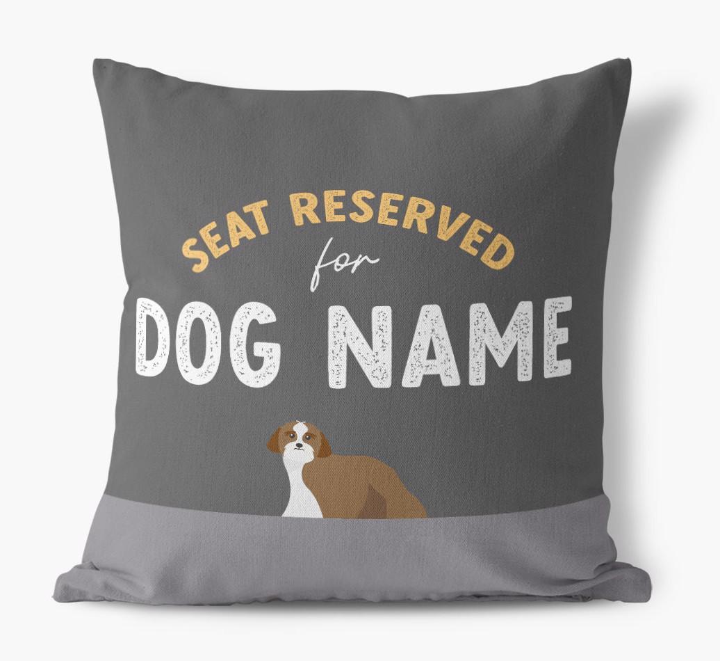 Reserved For: Personalized {breedFullName} Canvas Pillow