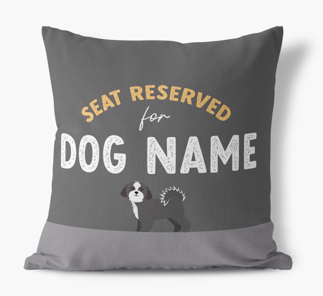 Reserved For: Personalized {breedFullName} Canvas Pillow