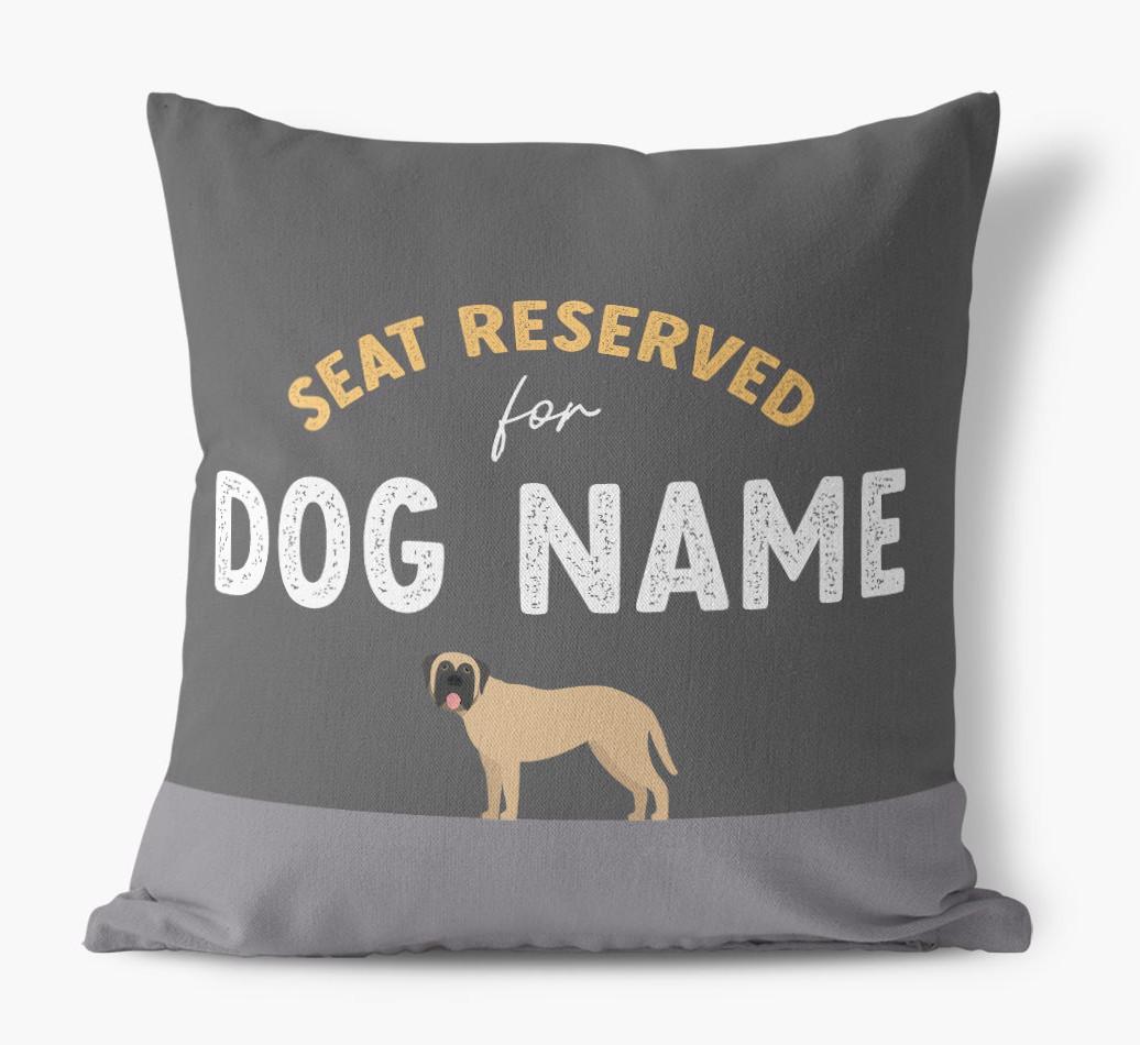 Reserved For: Personalized {breedFullName} Canvas Pillow