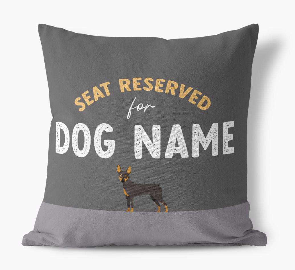 Reserved For: Personalized {breedFullName} Canvas Pillow